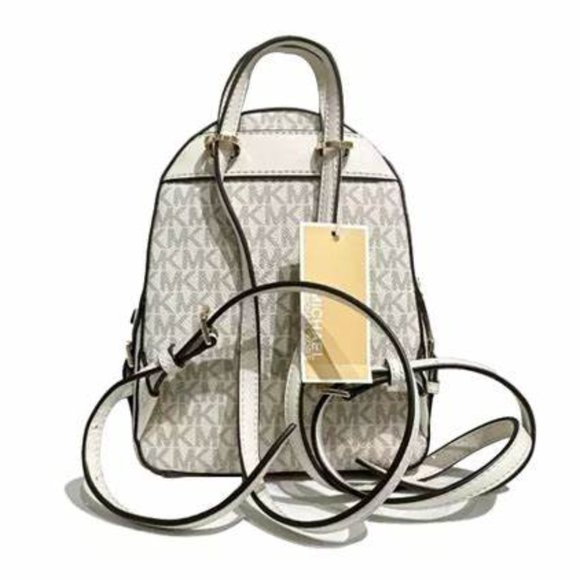 New Michael Kors Jaycee Extra-Small Convertible Backpack Light Cream Multi - Picture 2 of 2